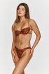 Gottex Flirtt Retro Jungle Mid-Rise Bikini Bottom